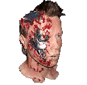 T800 animatronic bust stage 5/6 (prop)